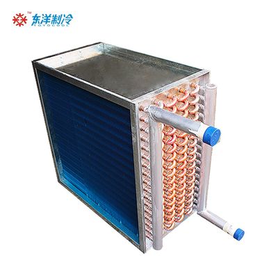 वाणिज्यिक फिनाइड ट्यूब हीट एक्सचेंजर 220V / 380V फिनाइड प्रकार हीट एक्सचेंजर एकल प्रणाली मीटर कूलर