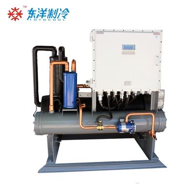 16KW स्क्रू प्रकार का जल शीतलक विस्फोट प्रूफ निम्न तापमान जल शीतलक 50HZ / 60HZ